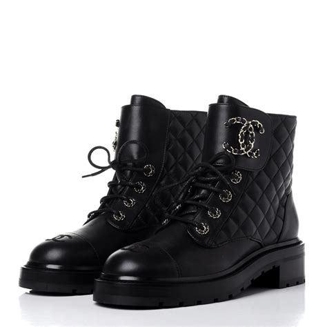 chanel lambskin black|chanel lambskin boots.